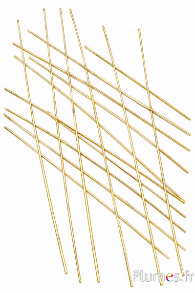 Metallstift - Ø 0,2 mm, L. 27 cm - goldfarben